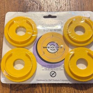 Olfa Yellow Pattern Weights